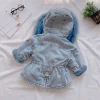 Kid Baby Girl Winter Denim Jacket Denim Coat