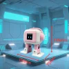 AI Version EMO Desktop Robot ESP32 Master Control Intelligent Interactive Chat Dancing Robot Intelligent Body Kit