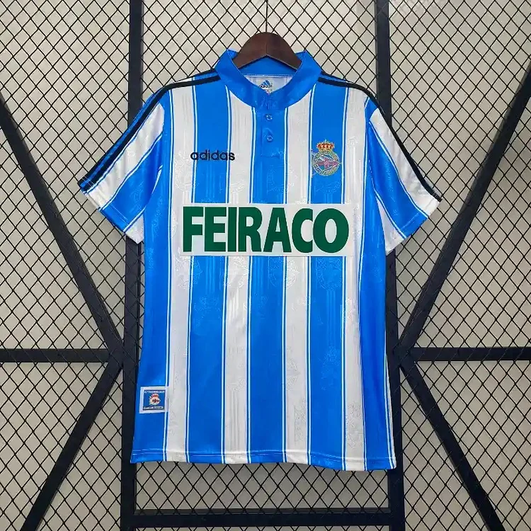 Retro 1997-98 Deportivo La Coruña home football jersey