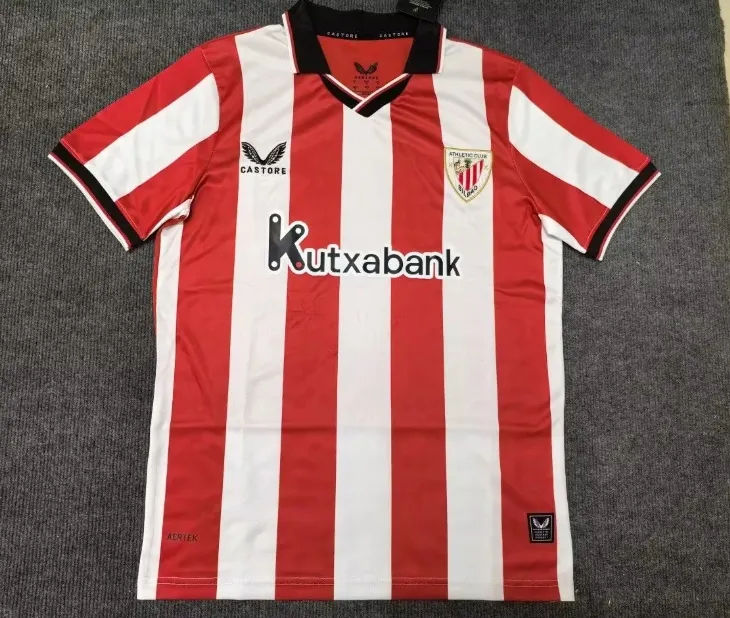 2025-26 Bilbao Home Jersey - Fan Edition