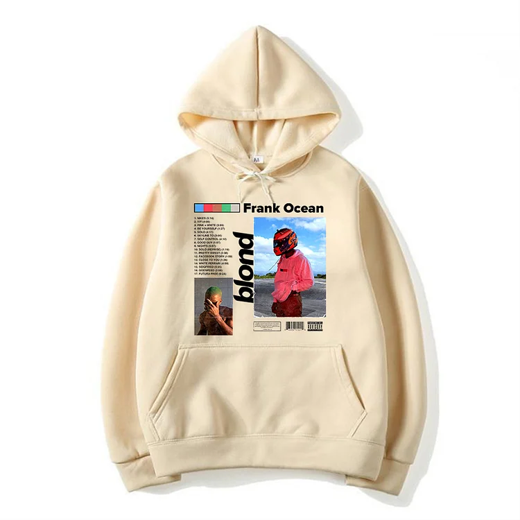 Frank Blond Ocean Nostalgia Ultra Hooded Sweatshirt Graphic Pullover Blond Hoodies at Hiphopee