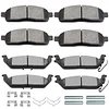 Ceramic Brake Pads Kits,SCITOO 8pcs Brakes Pads Set fit for 2004-2008 for Ford for F-150,2006-2008 for Lincoln Mark LT