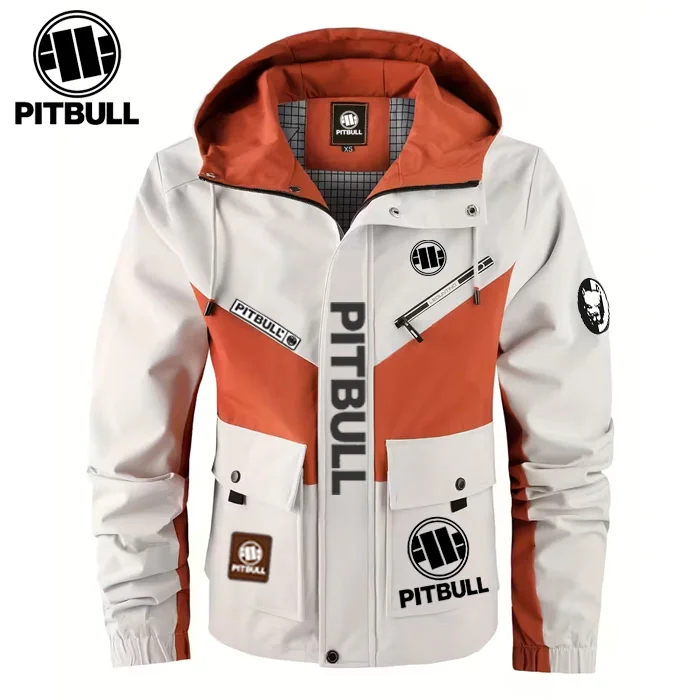 Kurtka męska PITBULL, wiatroszczelna, wodoodporna i ciepła.