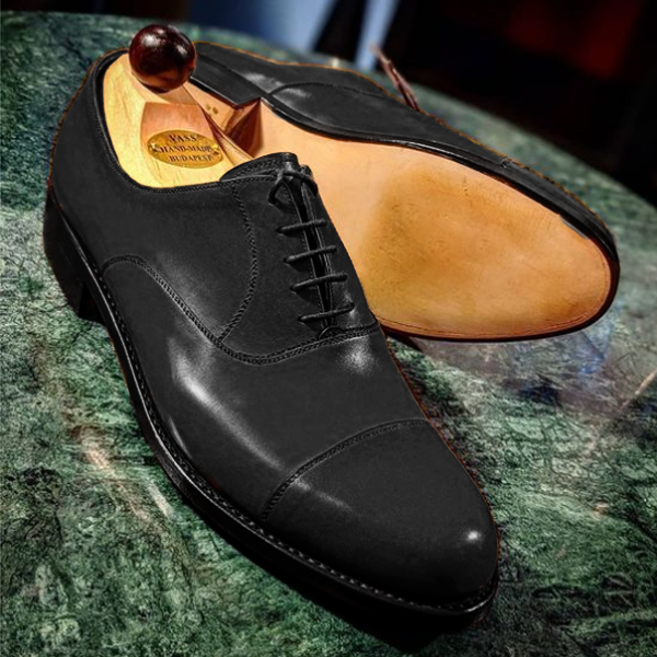 Handmade Leather Shoes Formal Texture Shoes