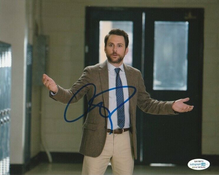 CHARLIE DAY SIGNED IT'S ALWAYS SUNNY IN PHILADELPHIA 8x10 Photo Poster painting! ACOA COA PROOF!