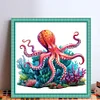 Octopus-14CT Stamped Cross Stitch 40*40cm/15.75*15.75in