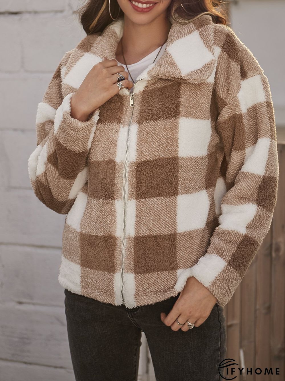 Long Sleeve Casual Cotton-Blend Knit coat | IFYHOME