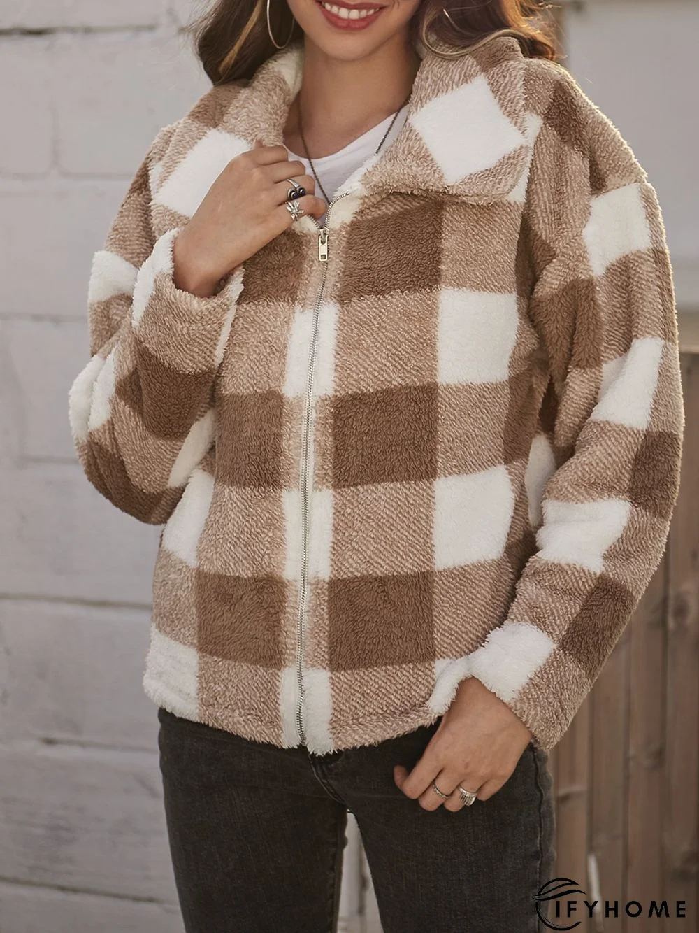 Long Sleeve Casual Cotton-Blend Knit coat | IFYHOME