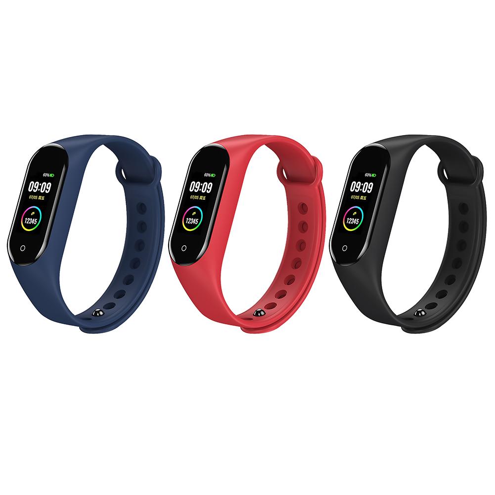 

M4V Smart Wristband IP67 Heart Rate Monitor Fitness Tracker Smart Bracelet, Blue, 501 Original