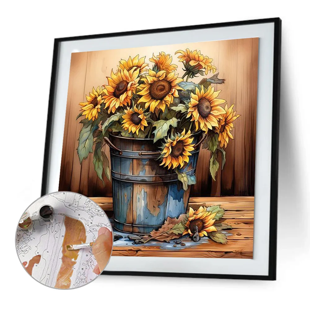 DIY Paint By Number 40*40cm - Sunflower