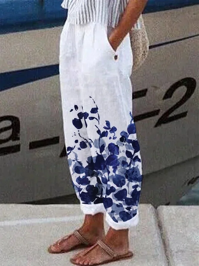 Leaves Pockets Loosen Pants