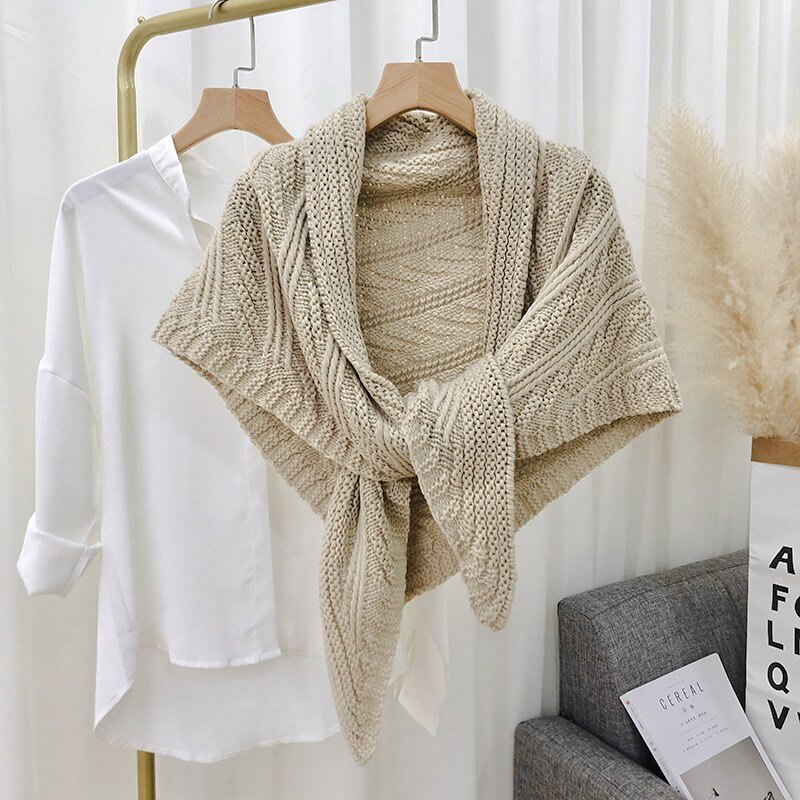 Women Knitting Bandage Keep Warm Scarf | IFYHOME