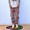 Trendy hip-hop casual artistic pattern trousers