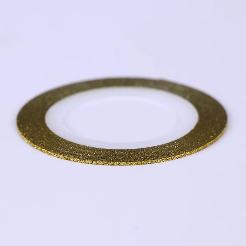 1 Roll Gold Sliver Nail Striping Tape Line 1mm 2mm 3mm Sticker Matte Glitter Stickers DIY Decors Tool Nail Art Decoration