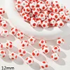 Red Serie Ceramic Beads DIY Bracelet Necklace Accessories