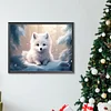 Diamond Painting-DIY Full Round Drill Snowy Wolf