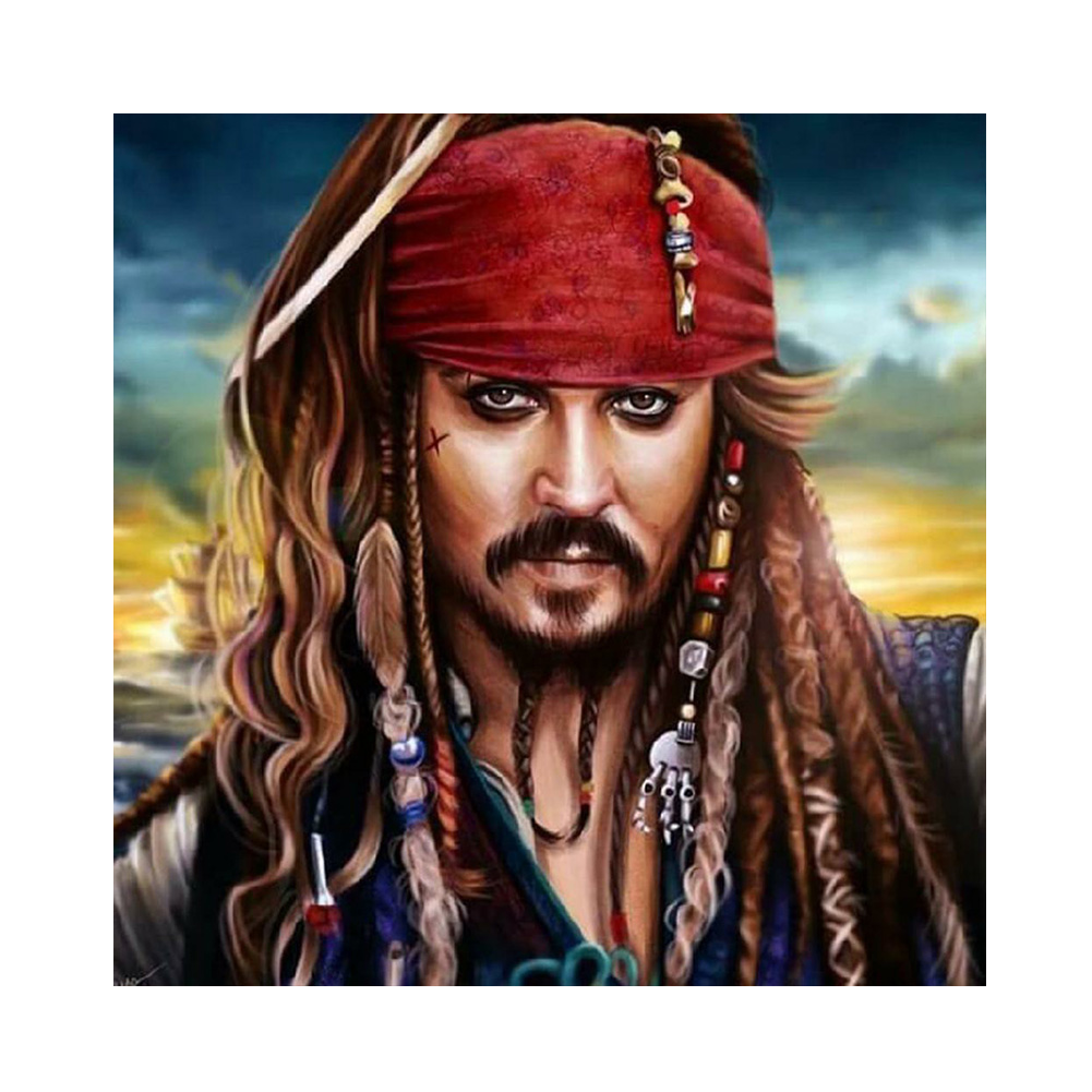

Captain Pirate - Round Drill Diamond Painting - 50*50CM, 501 Original