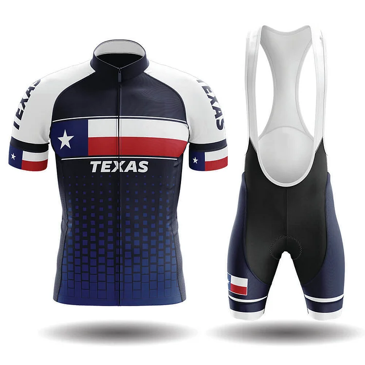 Texas Men's Short Sleeve Cycling Kit