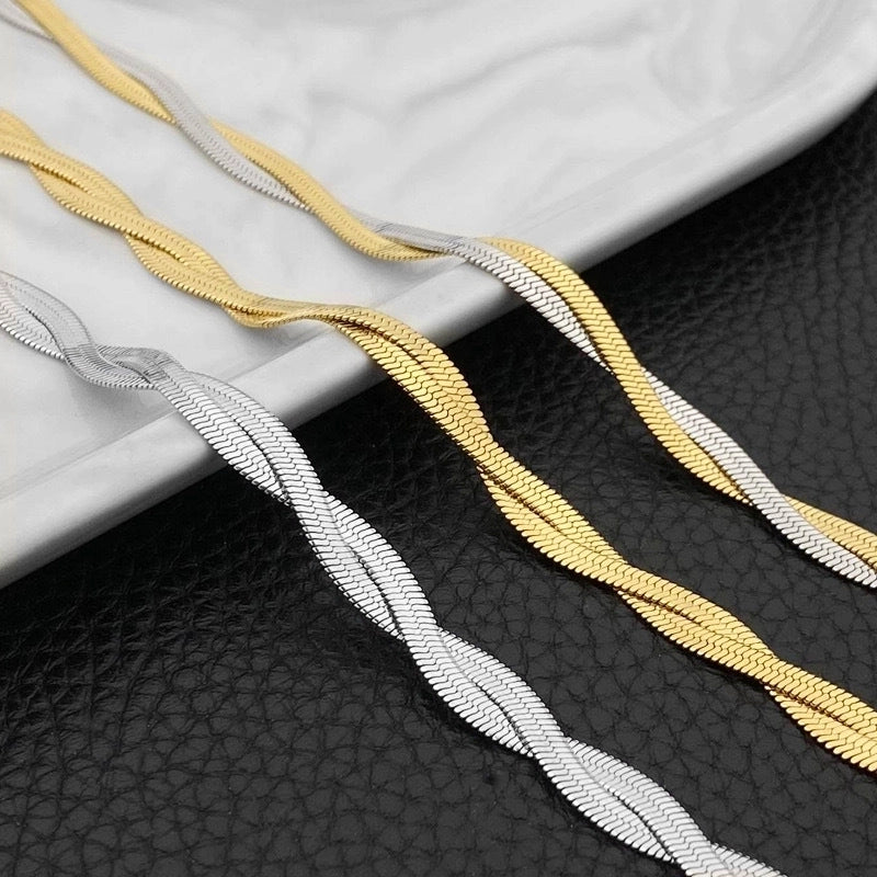 Elegant Minimalist Geometric Titanium Steel Necklace