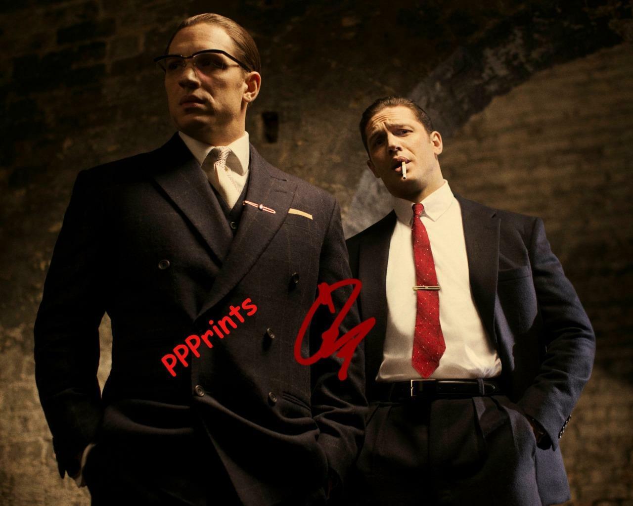 TOM HARDY LEGEND KRAYS SIGNED AUTOGRAPHED 10 X 8