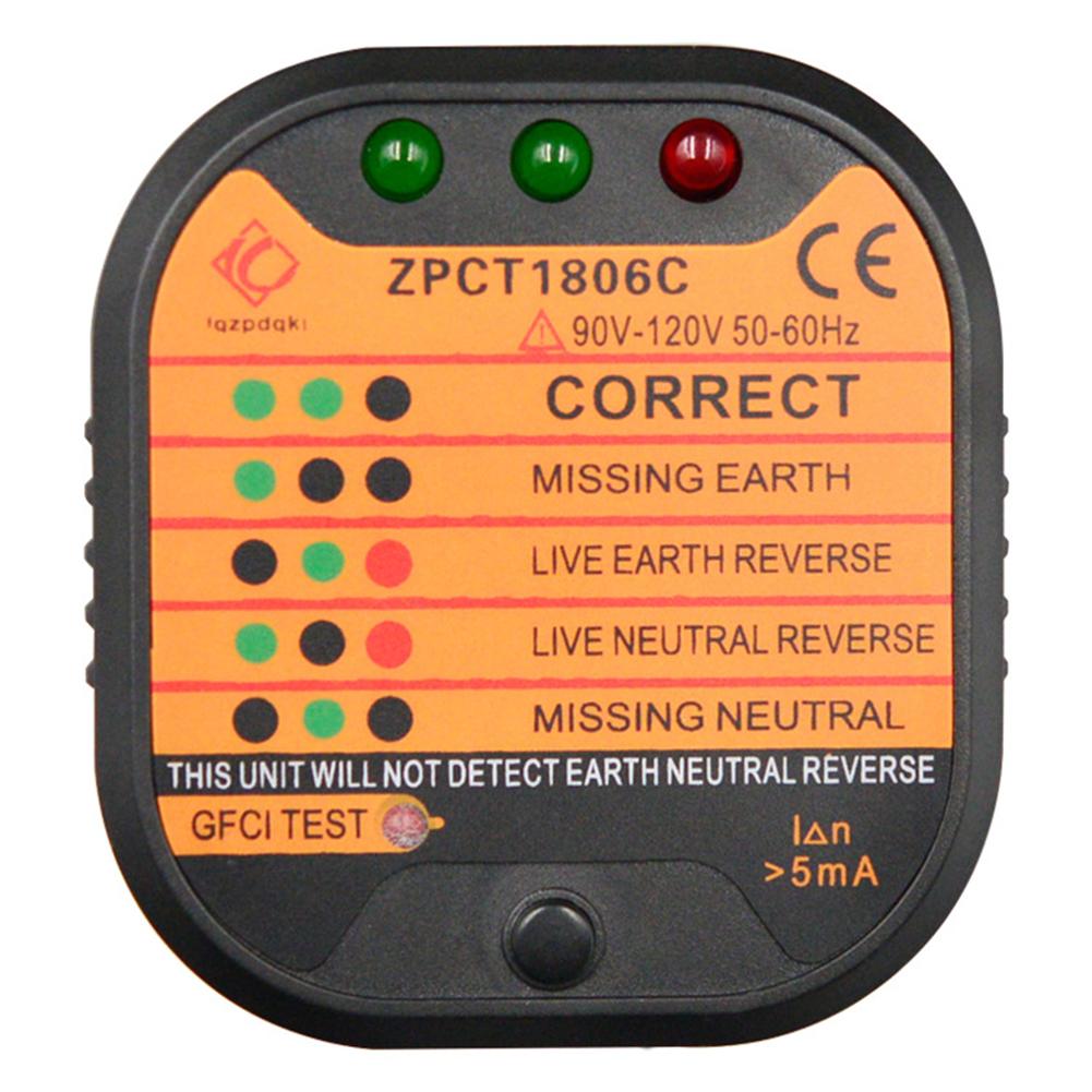 

Electric Socket Testers Smart Power Outlet Safety Leakage Voltage Detector, Eu plug, 501 Original