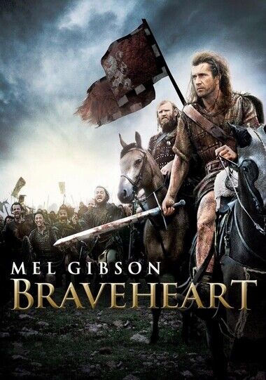 BRAVEHEART MOVIE PROMO POSTER - HIGH GLOSS Photo Poster painting POSTER -  POST!