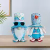 2Pcs Beach Gnomes Plush Cute Shelf Sitters with Weighted Base for Birthday Gifts