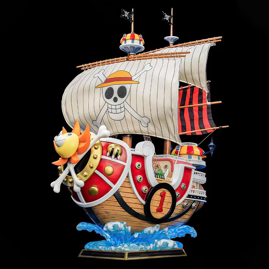 Thousand Sunny Resin Statue   Pirate ship model hand-made assembled ornaments