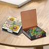 Diamond Painting PU Dragonfly Notecard Box with 160 Sheets Paper Note Holder