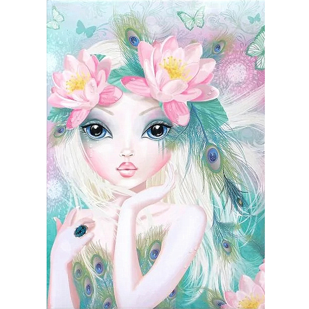 

Girl - Round Drill Diamond Painting - 30*40CM, 501 Original