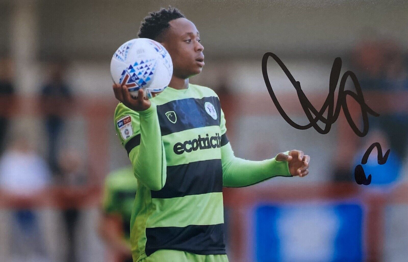 Udoka Godwin-Malife Genuine Hand Signed Forest Green Rovers 6X4 Photo Poster painting 4