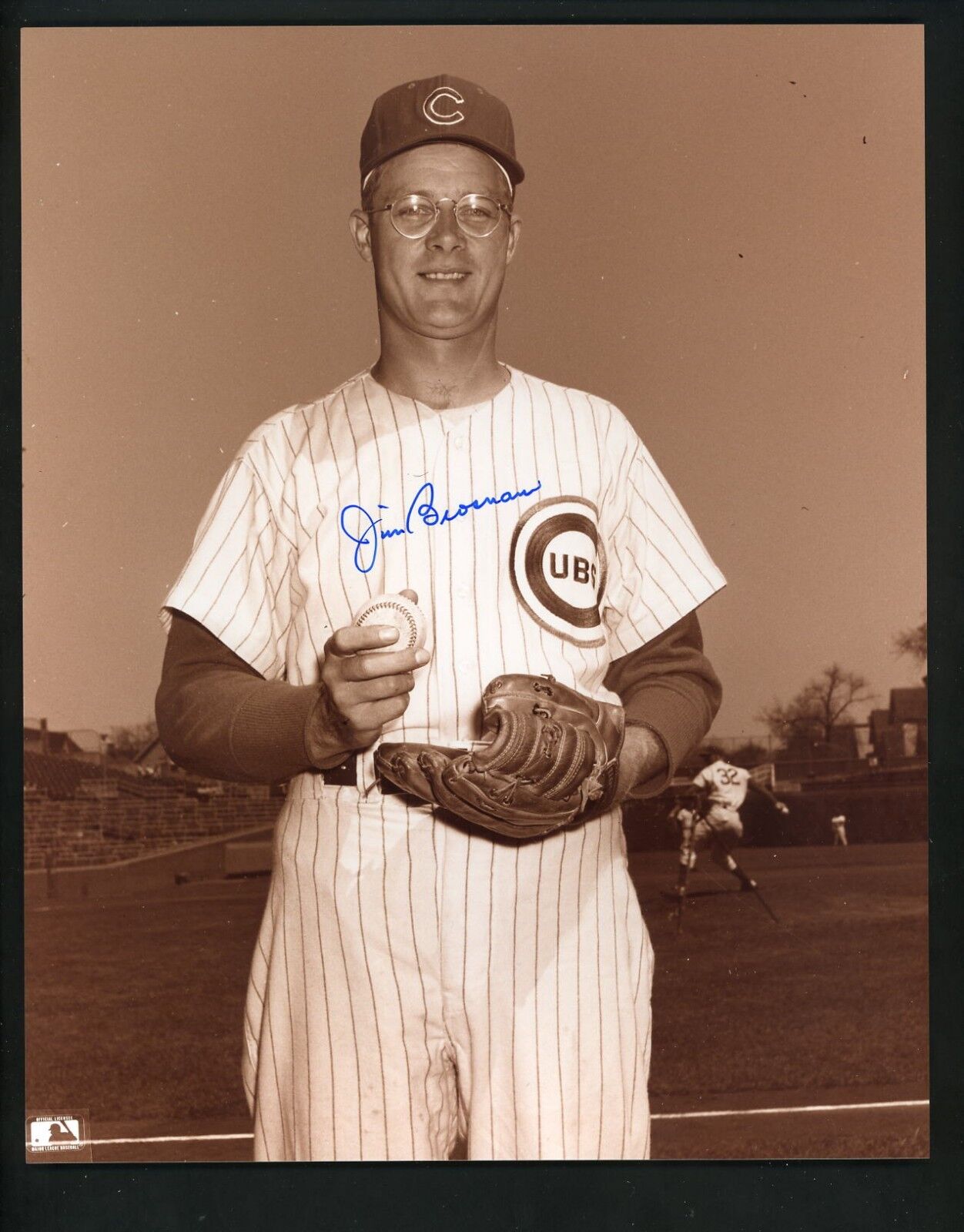 Jim Brosnan Signed Autographed 8 x 10 Photo Poster painting JSA Authentication Chicago Cubs