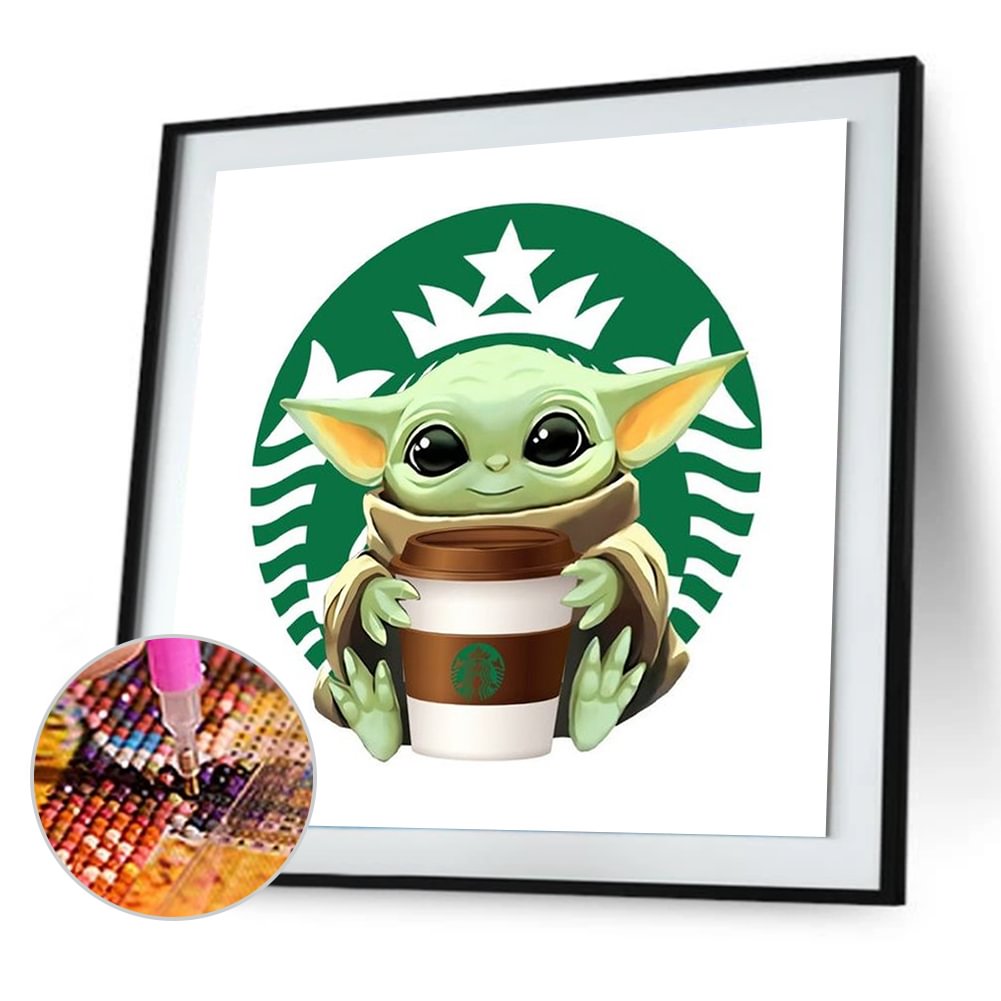 Yoda-Full Round Diamond Painting（30*30cm）