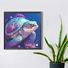 Diamond Painting -DIY Round Partial AB Drill Sea Turtles(45x45cm)