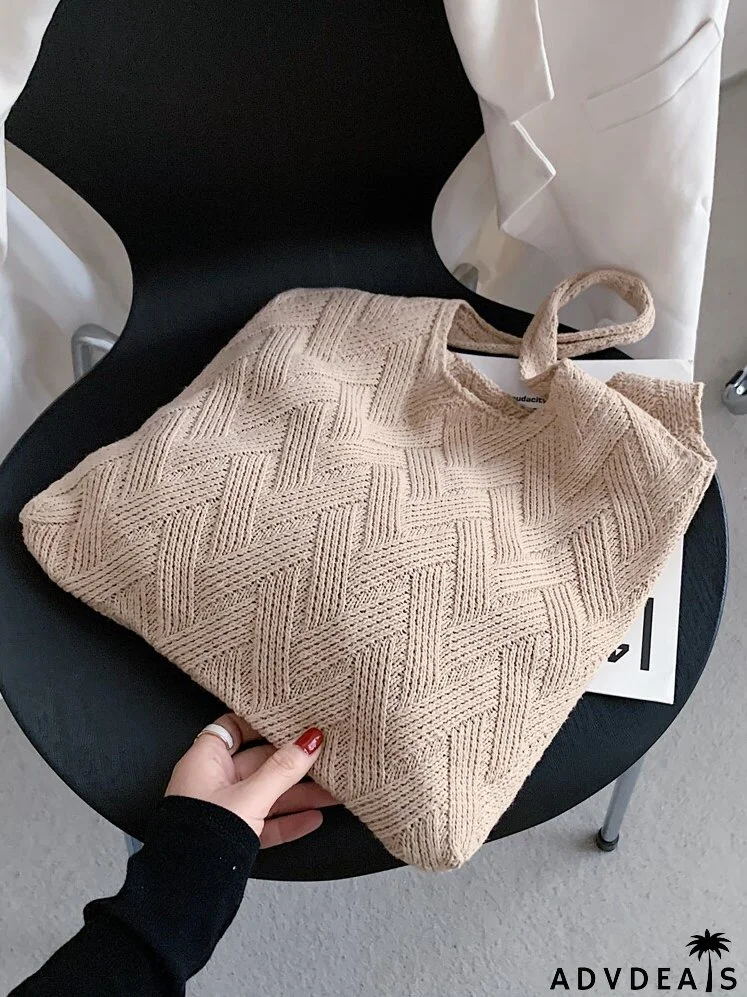 Crochet Design Vintage Tote Bag