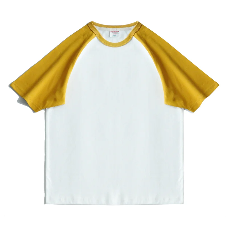 Versatile Heavyweight Organic Cotton Contrast Color T-Shirt