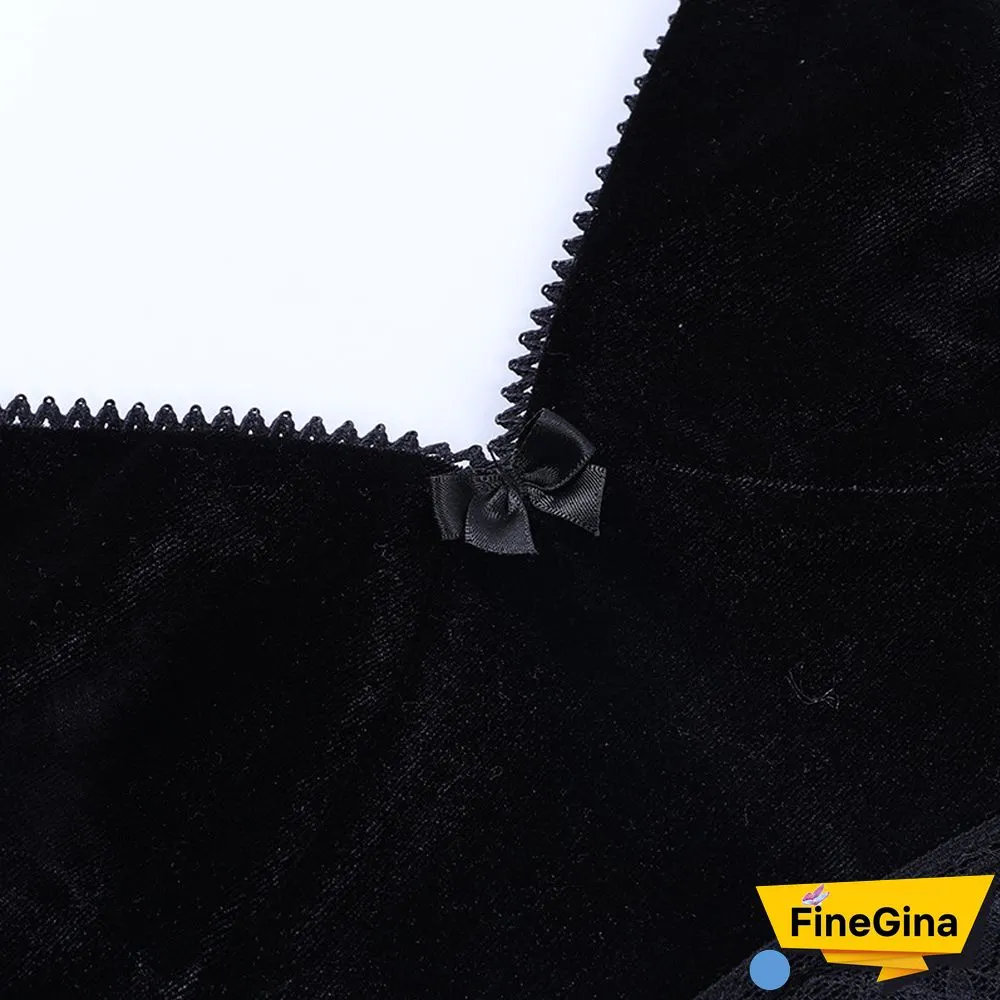 Black Crop Top E-Girl Ruffles Short Camis Women Permeability Backless Sleevelesslace Sexy Bandage Clothes Coquette Y2K T Shirt