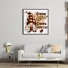 Coffee Gnome - 11CT Stamped Cross Stitch - 40*40cm
