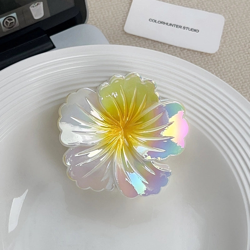 Vacation Sweet Korean Style Women’s Flower Acetic Acid Sheets Hair Claws