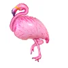 20PCS Summer Vibes Flamingo Coconut Tree Palm Leaf Aluminum Film Party Decoration Balloons 
