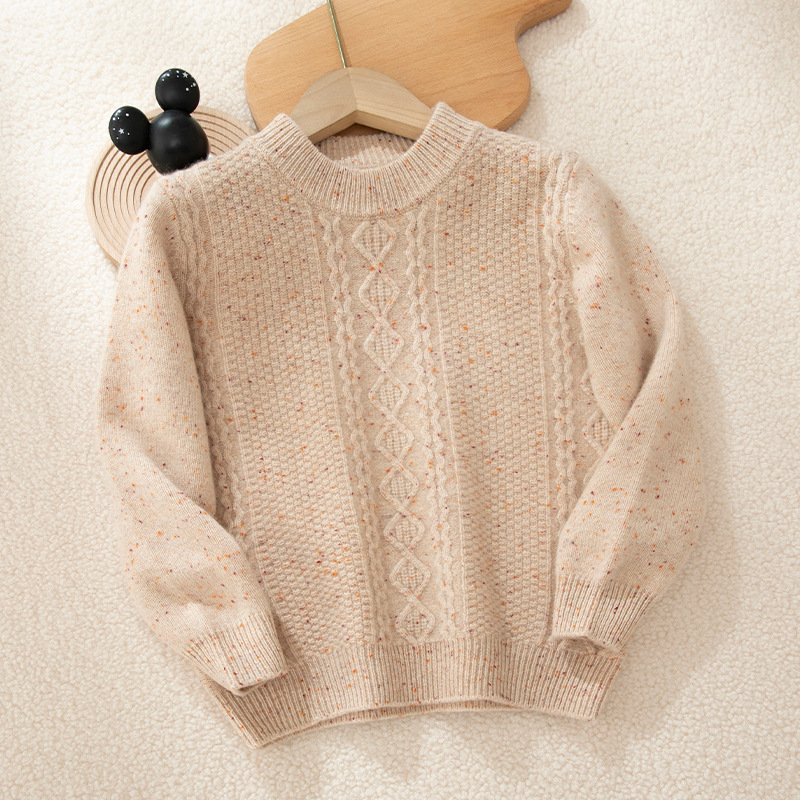 Gentle Cloud Feeling Kids Cashmere Sweater REAL SILK LIFE