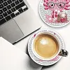 8pcs DIY Diamond Painting Coaster Kit With Holder - Salamander
