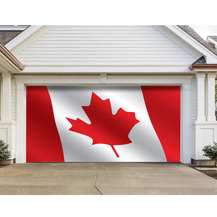 Canada Patriotic  Independence Day Garage Door Mural
