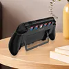 For Nintendo for Switch 2 Grip with Stand Ergonomic Grip Holder w/ 5 Game Slots