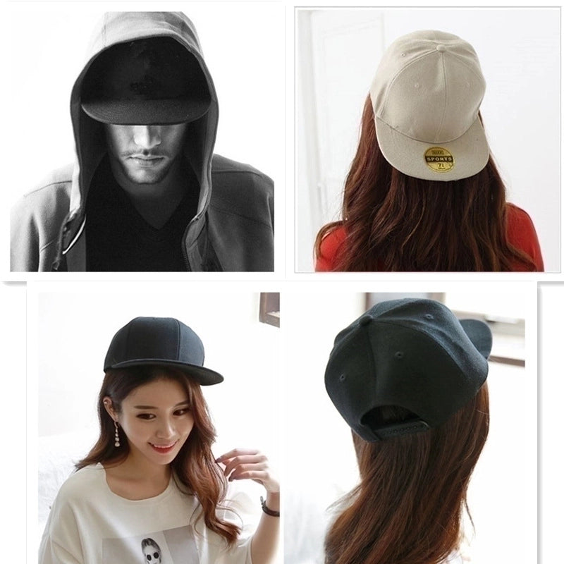 Unisex Fashion Color Block Solid Color Camouflage Flat Eaves Baseball Cap