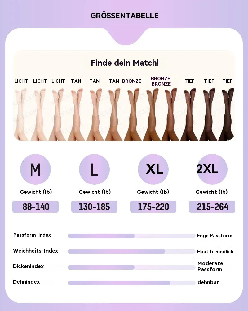 ❄️Neue Leggings mit Kompressionsg&uuml;rtel, einfacher Naht, halbtransparentem Fleecefutter💕