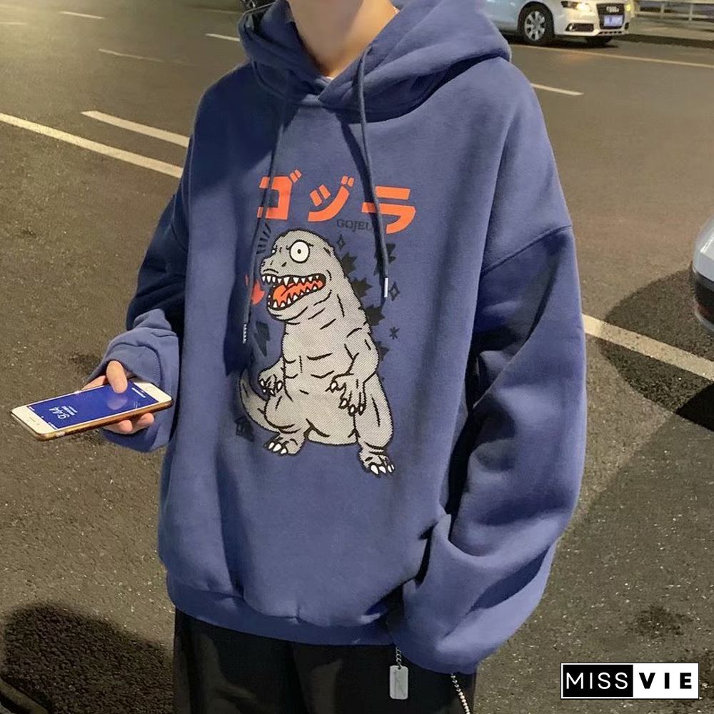 Hooded Loose Sweatshirt