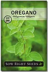 5 Herb Seeds Mix Package Collection Genovese Basil, Chives, Cilantro, Italian Parsley, and Oregano Seeds