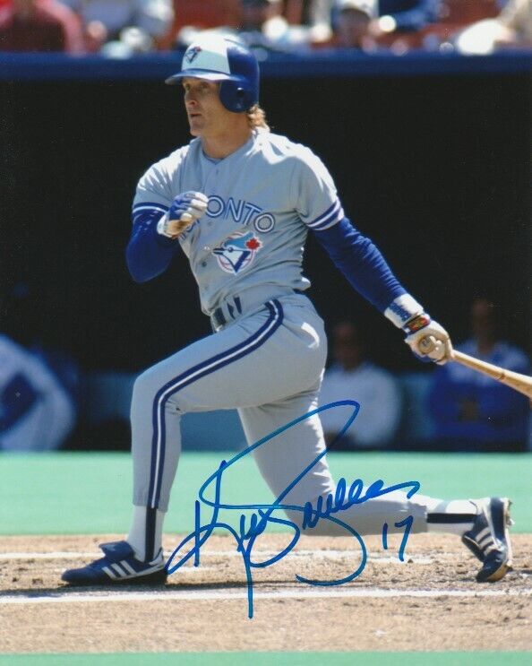 VINTAGE KELLY GRUBER SIGNED TORONTO BLUE JAYS 8x10 Photo Poster painting #3 Autograph PROOF