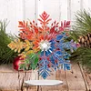DIY Snowflake Diamond Painting Acrylic Desktop Ornaments